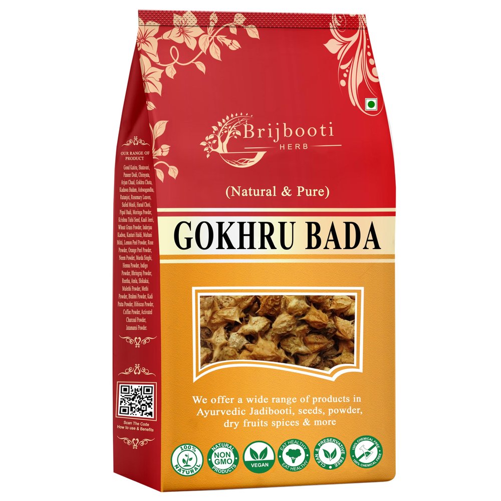 Birju Mahavir Gokhru Bada - Pedalium Murex - Large Caltrops, Natural, 400 gram (BMPL-353)