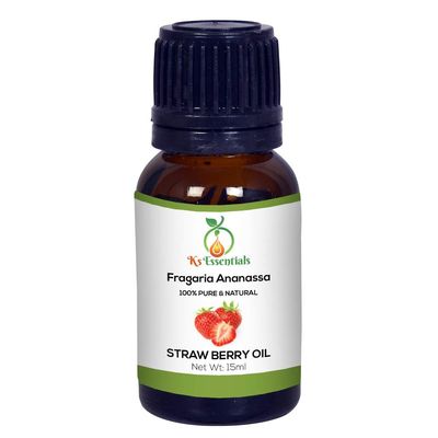 Ks Essentials 100% Pure Straw Berry Oil (Fragaria Ananassa) (15 ml)