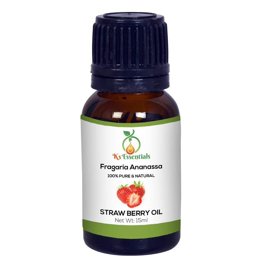 Ks Essentials 100% Pure Straw Berry Oil (Fragaria Ananassa) (15 ml)