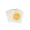 Caspari Cheers Gold Triple-Ply Boxed Cocktail Napkins Set of 40 view 4
