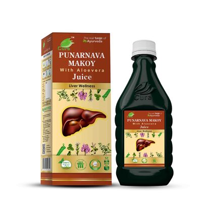 Cura Punarnava Makoy Ras with Aloevera (500 ml)