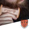 3 Swords Germany  beard mustache care comb (VGW) view 2