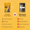 Zerobeli No Maida Choco Flakes 920g (Pack of 460g x 2)- Made with Jowar, Whole Wheat and Real Chocolate | Delicious and Chocolaty Chocos Flakes view 4