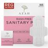 AZAH Sanitary Pads for Women Regular [Pack of 30] 100% Rash-Free sanitary napkins | 3x More Absorption, Cottony Soft and Dry Top Cover for heavy Flow | Leak-Proof | With Disposable Bag view 1