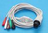 5 Lead ECG Cable Compatible with BPL/GOLDWAY/SPACELAB/CONTEC 6 Pin Snap type view 1