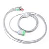 5 Lead ECG Cable Compatible with GE(GE Dash,GEB20,B560,Ge-Dash-2500,M-Prestn-01,B40,B650,Vivit11Pin)-11Pin- Clip Type. view 1