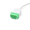 5 Lead ECG Cable Compatible with GE(GE Dash,GEB20,B560,Ge-Dash-2500,M-Prestn-01,B40,B650,Vivit11Pin)-11Pin- Clip Type. view 3