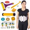 Accupressure Back & Belly Belt Safe Natural Effective in Backache Obesity Indigestion Free Power ROLL & Tongue Toner-Acupressure India view 2