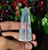 65-85 MM Clear Crystal Quartz Stone Rock and Minerals Healing Spirit Stone 4 Faceted Pointed Obelisk Tower view 2
