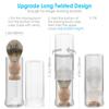 Anplus Large Shaving Brush Travel Case, Adjustable Height Shave Brush Holder Box Compatible with Most of Shaving Brushes (Brush Not Included) view 2