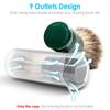 Anplus Large Shaving Brush Travel Case, Adjustable Height Shave Brush Holder Box Compatible with Most of Shaving Brushes (Brush Not Included) view 3