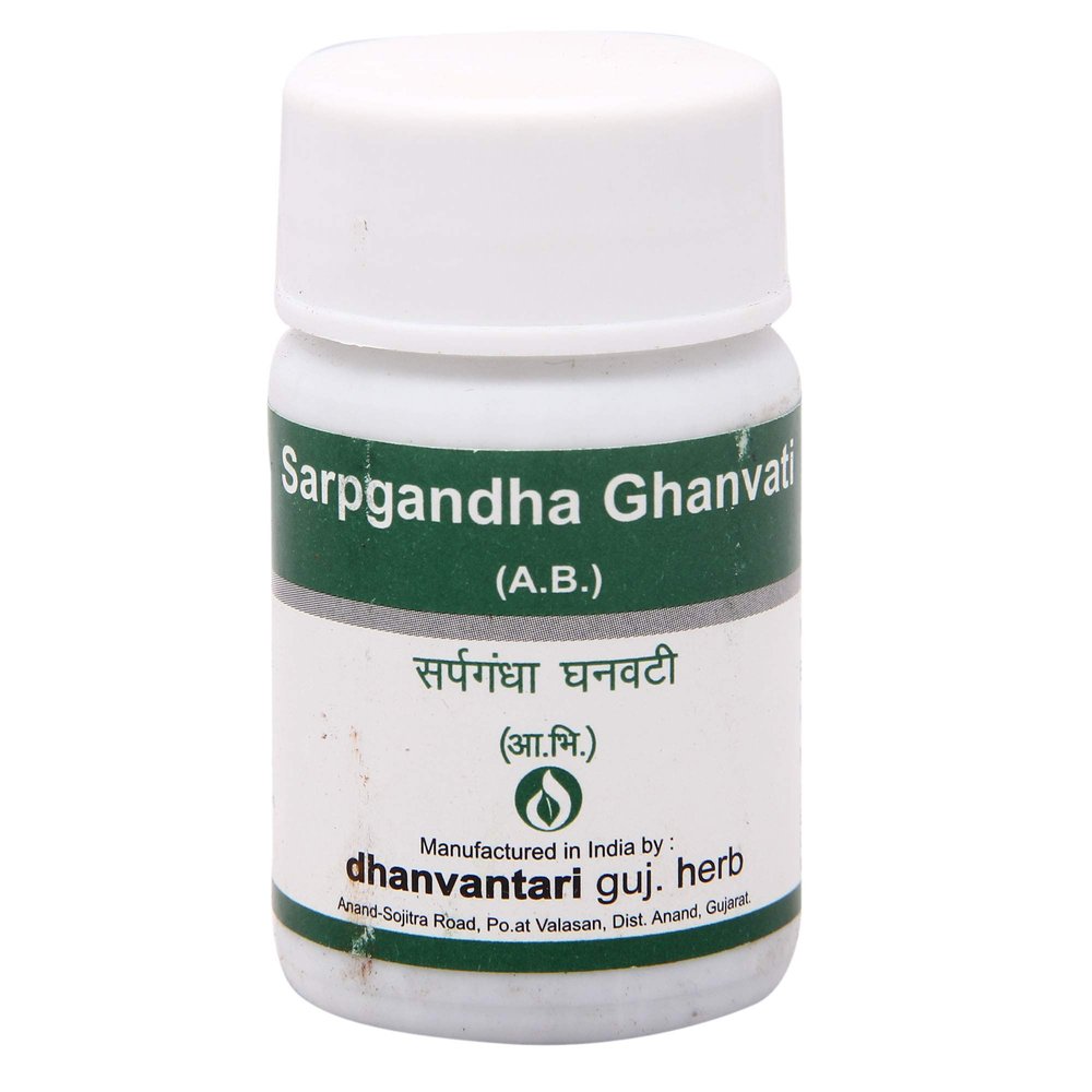 Ayucine Forever Dhanvantari Sarpagandha Ghanvati -60 Tablets, (Model: AF87)