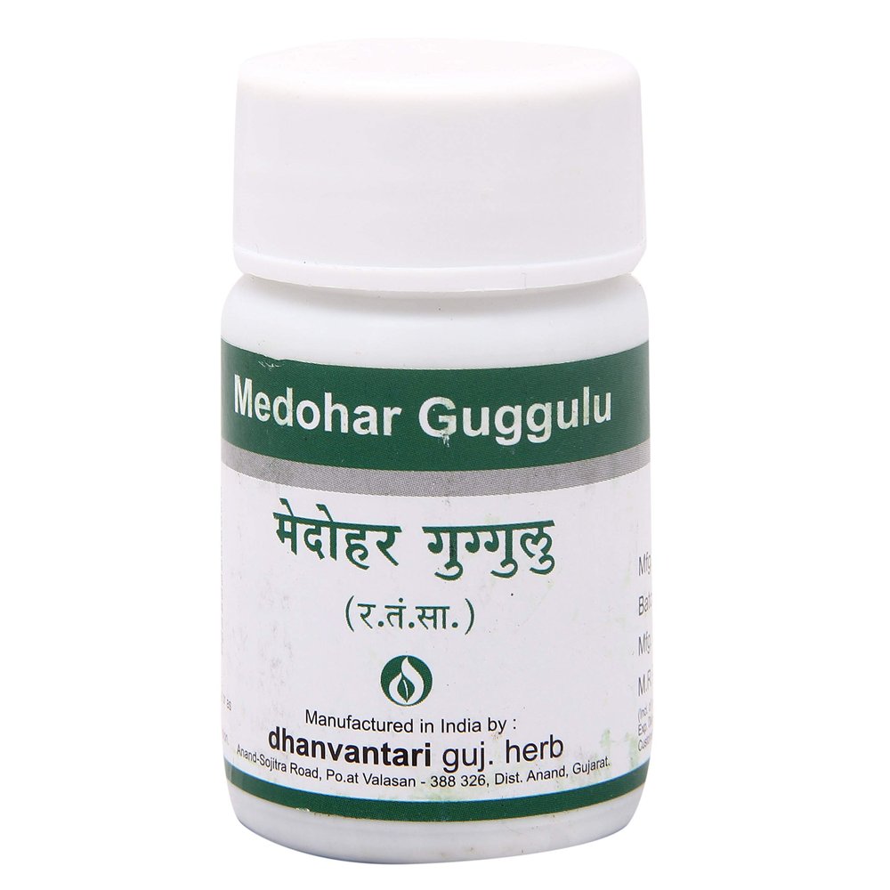 Dhanvantari Medohar Guggulu - 60 Tablets, Pack of 1 (AF50)