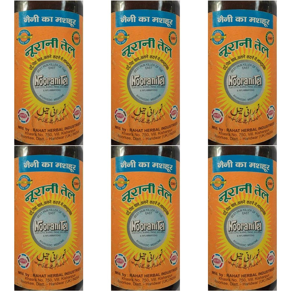 Ayurvedic Noorani Tail Pain Care Oil, 100 ml -Set of 6 Pieces