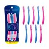 Pack Of 3: Schick Silk Touch-Up Multipurpose Exfoliating Dermaplaning Tool, Eyebrow Razor, And Facial Razor With Precision Cover, 9 Count view 1