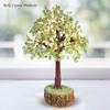 Reiki Crystal Products Certified Green Jade Tree | Green Jade Stone Tree 500 Beads Crystal Tree Stone Tree Showpiece view 3