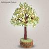 Reiki Crystal Products Certified Green Jade Tree | Green Jade Stone Tree 500 Beads Crystal Tree Stone Tree Showpiece view 4