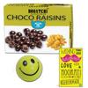 BOGATCHI Happy Birthday Rich Dry Fruit Collection Gift , Chocolate Coated Raisins, 100g + Free Birthday Greeting Card + Free Smiley Ball view 1
