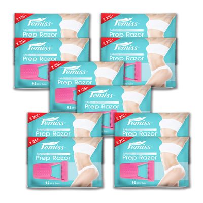 Femiss Prep Razor Pack Of 10- Unisex