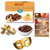 BOGATCHI New Year Special Rich Dry Fruit Collection Gift , Chocolate Coated Cashews, 200g + Free Happy New Year Card+ Party Mask view 1