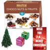 BOGATCHI Chocolate Coated Assorted Nuts and Fruits, Chirstmas Rich Dry Fruit Collection Gift, 200g + Free Chirstmas Greeting Card + Free Xmas Gift view 1