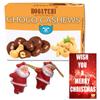 BOGATCHI Chocolate Coated Cashews, Chirstmas Rich Dry Fruit Collection Gift, 100g + Free Chirstmas Greeting Card + Free Xmas Gift view 1