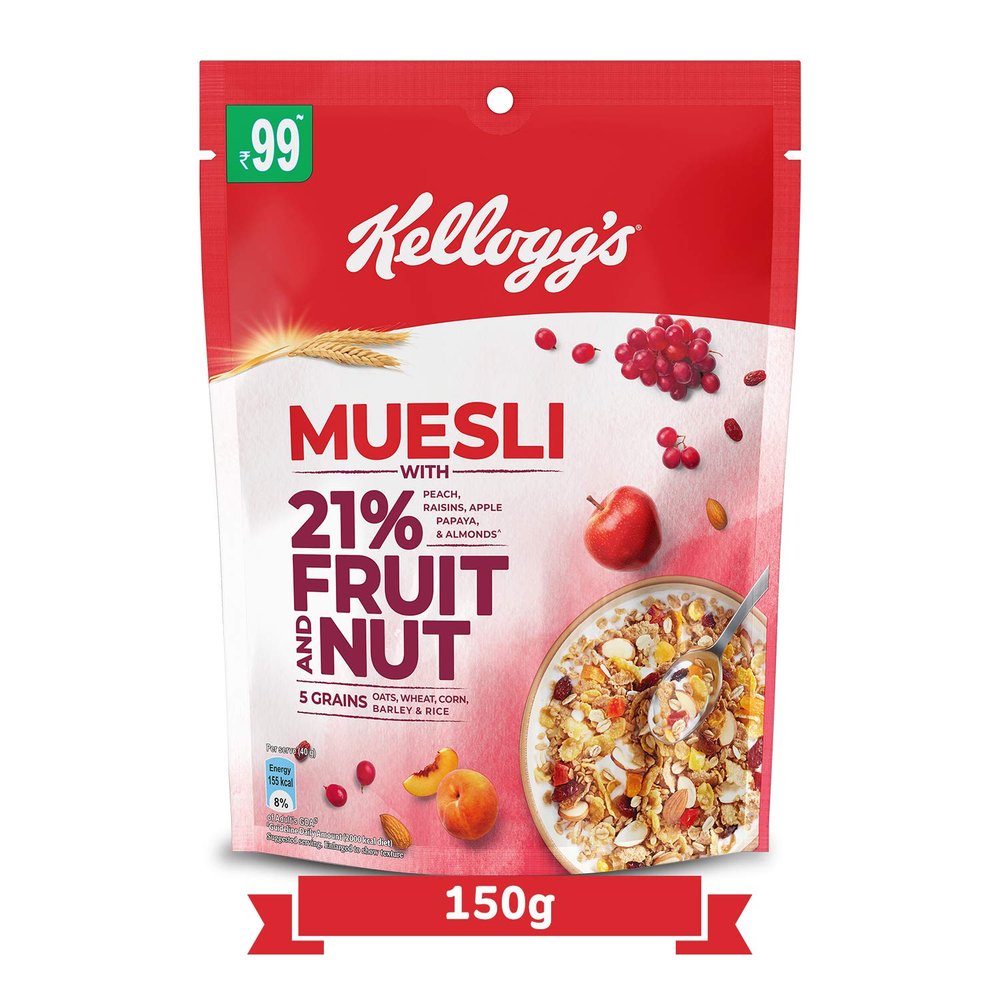 Kellogg's Muesli - Fruit & Nut, 160g