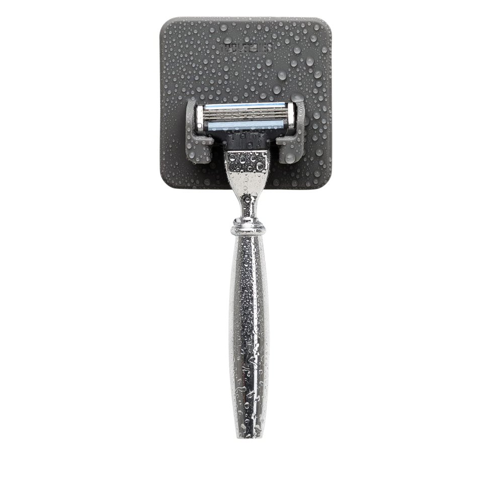 Tooletries - The Mason (Charcoal), Silicone Waterproof Razor Holder- Keeps Your Razor Clean.