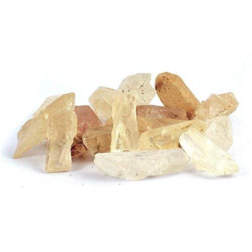 100% Natural Clear Quartz 200 Grams Rough Stone Crystal (3 to 4 Small Stones)