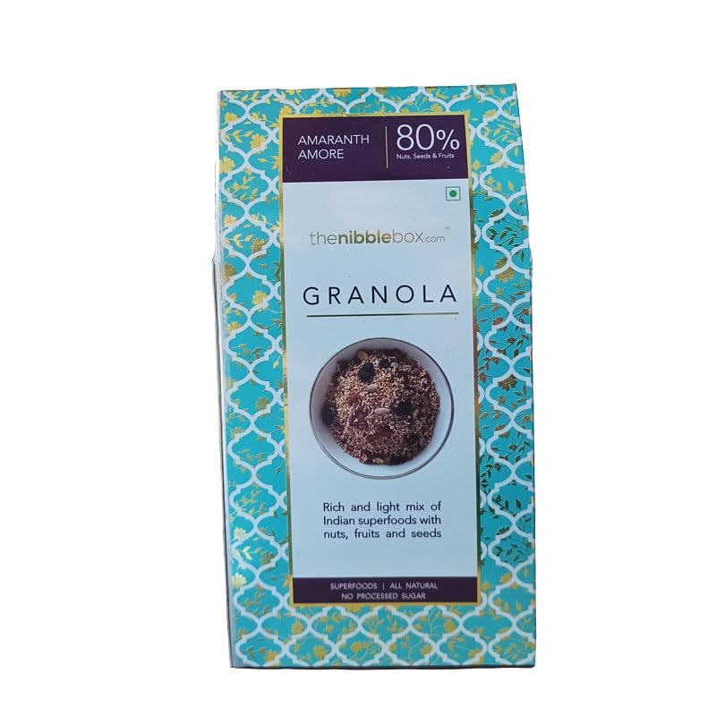 TheNibbleBox Amaranth Amore Breakfast Granola box, 150g