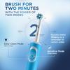 Oral-B Vitality Rechargeable Rotating Electric Toothbrush for Adults,2 Brushing Modes (Daily & Sensitive),2 Min Timer with Quadpacer,2 Year Warranty by,IPX7 Water Resistant,Round Brush Head (Blue,1) view 4