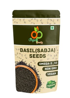 Organic Purify Basil Seeds 900gm - Tukmariya - Sabja