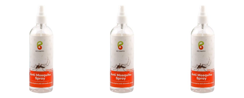 Pai Organics Anti Mosquito Spray, Certified Organic with Herbal extracts. (300 ML)