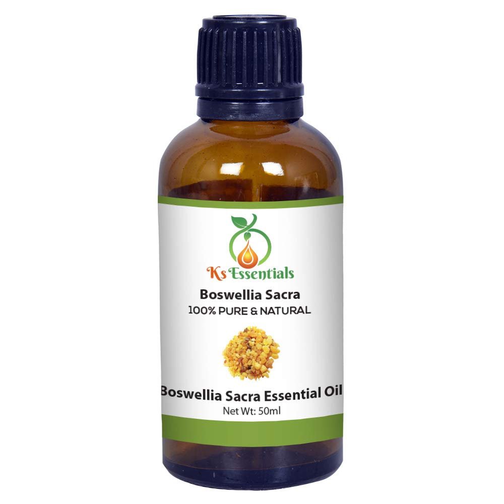 Ks Essentials 100% Pure Boswellia Sacra (Frankincense) Essential Oil Natural Therapeutic Grade (50 ML)