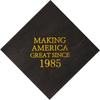 Crisky 40th Birthday Disposabel Napkins Black and Gold Dessert Beverage Cocktail Cake Napkins 40th Birthday Decoration Party Supplies, 40th Birthday Decorations for Men, 50 Pack 4.9"x4.9" Folded view 1