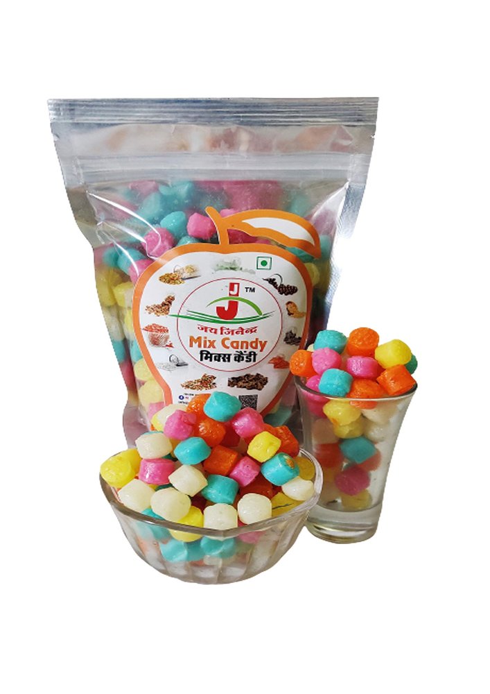 Jai Jinendra Mix Colourful Fruit Candy Khati Mithi Goli Mix Candies 900 gm