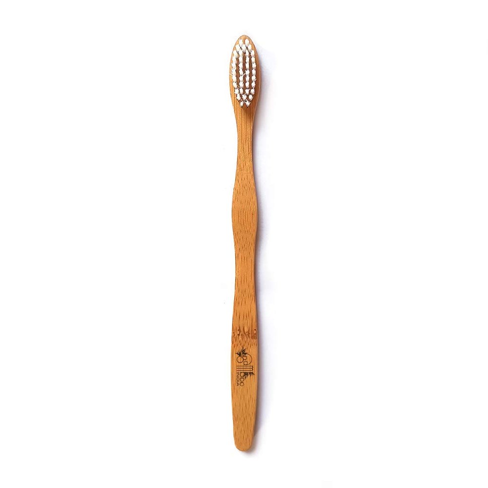 Bambooindia, Bamboo Toothbrush- White