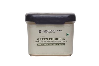 Heilen Biopharm Kalmegh Powder | Green Chiretta | Andrographis Paniculata | 100% Pure Ayurvedic Herbal Powder | Health & Immunity Support 200g Pack of 1