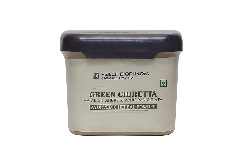 Heilen Biopharm Kalmegh Powder | Green Chiretta | Andrographis Paniculata | 100% Pure Ayurvedic Herbal Powder | Health & Immunity Support 200g Pack of 1