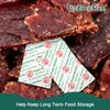 O2frepak 50-Pack 300CC Food Grade Oxygen Absorbing Rectangular Red Reusable Simple Pouch Packets for Home Made Jerky and Long Term Food Storage view 2