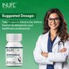 INLIFE Bhringraj Capsules for Hair | Whole Plant Extract Supplement | Eclipta Alba | Supports Healthy Hair for Women & Men, 500mg - 60 Vegetarian Capsules (Pack of 1, 60) view 3