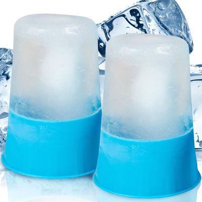 Arctic Flex Ice Cup - Cold Therapy Massage Tool - Small, Reusable and Freezable - for Men, Women, Pain, Inflammation, Sprains, Strains - for Muscle Spasms, Weakness and Stiffness (Two Pack)