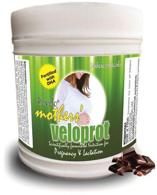 Develo Pregnancy & Lactation Protein Powder, Supplement for Pregnant Women & Lactating/Breastfeeding Mothers -500 g (Chocolate)