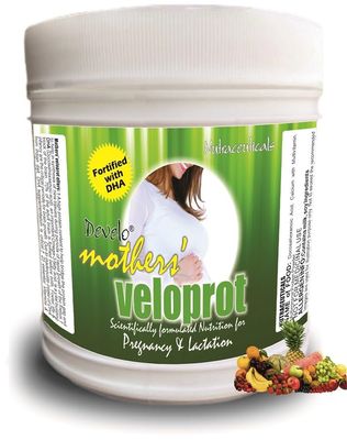 Develo Pregnancy & Lactation Protein Powder, Supplement for Pregnant Women & Lactating/Breastfeeding Mothers -500 g (Mixed Fruit)