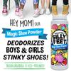 Magic Shoe Deodorizer Powder - Foot Powder Shoe Odor Eliminator For Kids Smelly Feet - 8 oz Bubble Gum Scent view 3