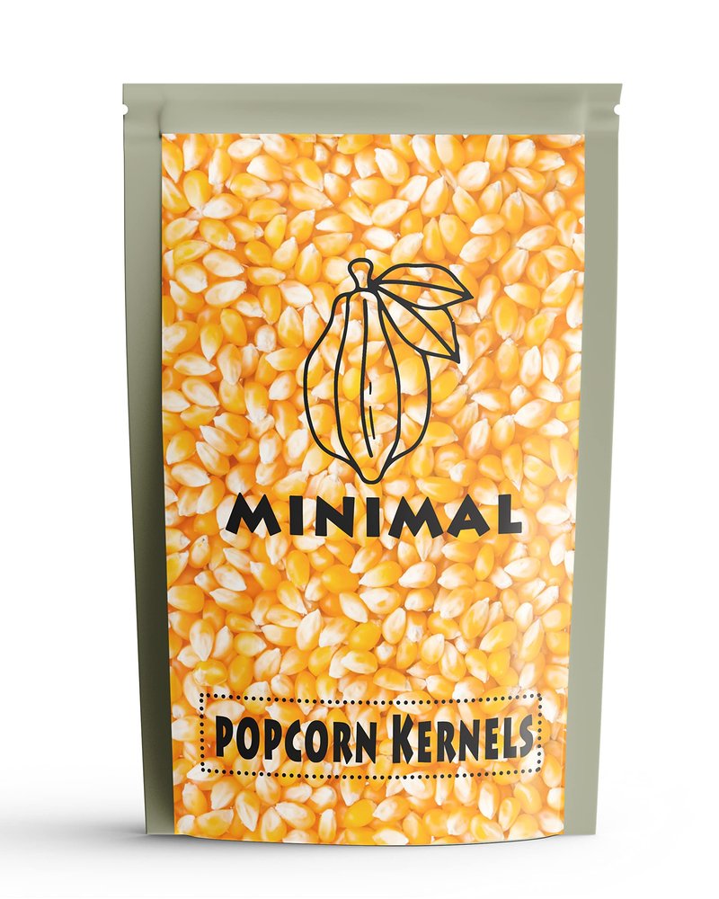 Minimal Popcorn Kernels - 5Kg (Ready to Pop, Makes Delicious and Crunchy pop Corn, Enjoy with Our Range of seasonings, Product of India, Ready to pop Butterfly Popcorn)