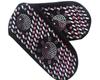 WowObjects 1Pc Self-Heating Health Care Socks Tourmaline Magnetic Therapy Comfortable and Breathable Massager& Color: Red view 1
