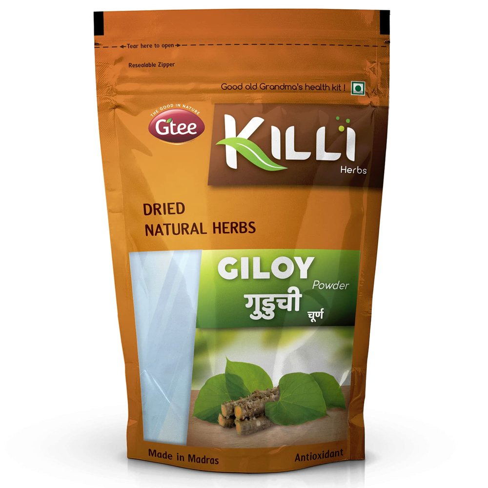 KILLI Guduchi | Giloy Powder | Seenthil kodi | Tippa teega | Tinospora cordifolia | Amruthaballi Powder, 100g