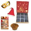 BOGATCHI Happy New Year 2019 and Merry Christmas Gift Hamper Combo,12pcs + Plum Cake, 1 pcs + Happy New Year Card + Free New Year Party Mask + FREESanta Cap view 1