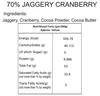 BOGATCHI 70% Dark Jaggery Chocolate | Cranberry | Sugar Free| NO Sugar Intense Dark Chocolate, 80 gm view 4